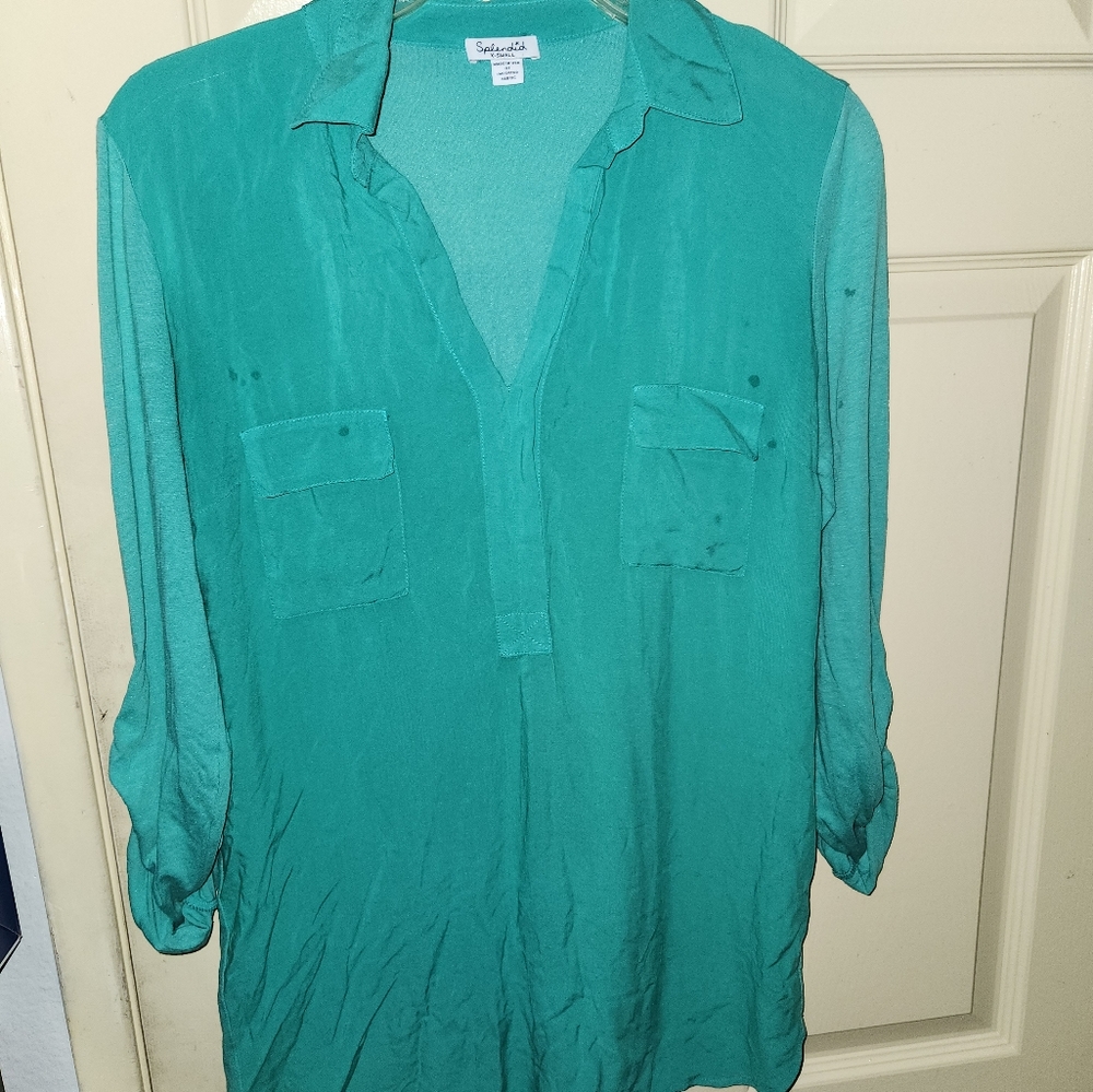 Splendid X-Small Green Womens
